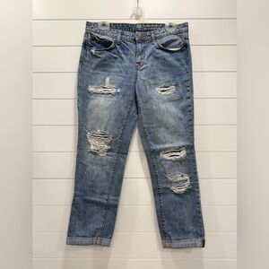 GAP Women's Cropped Jeans in Light Blue